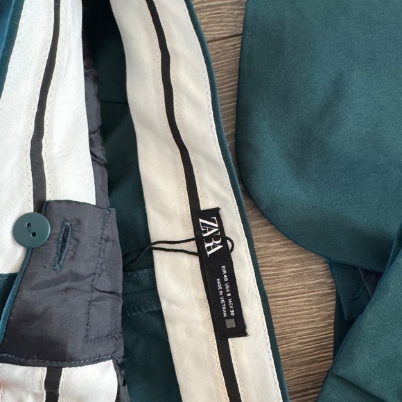 Zara Turquoise Green Matching Suit - Picture 8 of 9